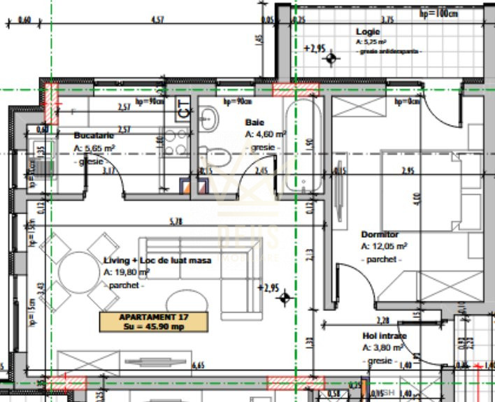 Apartament in bloc nou, etaj intermediar!