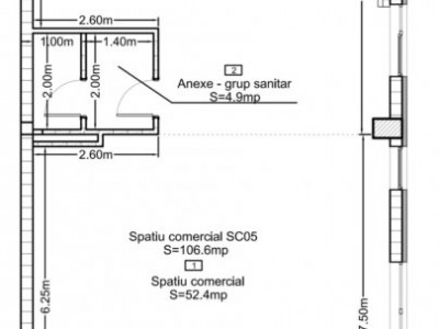 Spatiu comercial open space cu terasa si parcare!