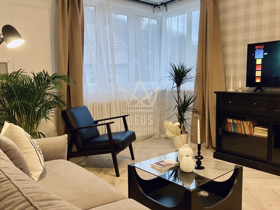 Apartament cu 2 camere de lux langa PARCUL CENTRAL spre inchiriere