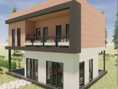 Case cuplate cu gradina intr-o zona linistita