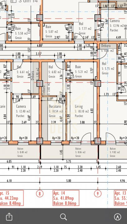 Apartamente in bloc nou, etaj intermediar!