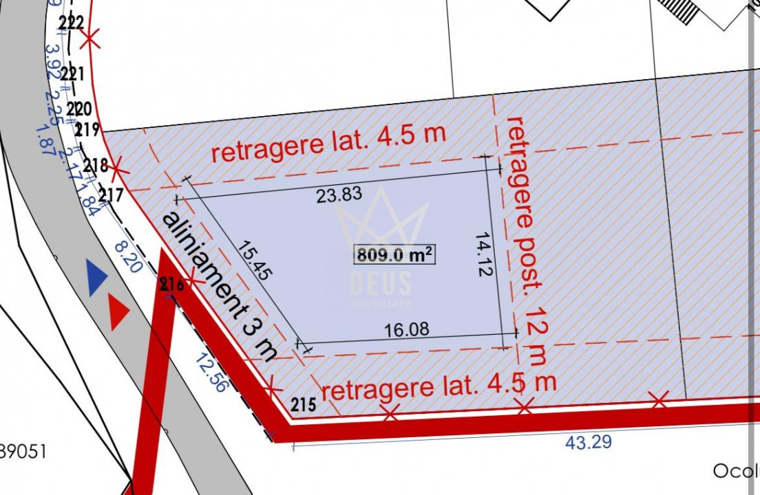 Teren pentru constructie casa in Faget in curs de autorizare 