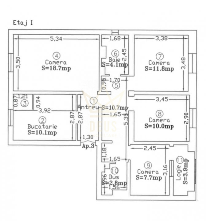 Apartament cu 4 camere in zona Marasti
