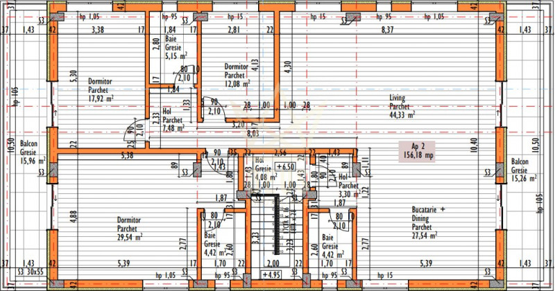 Penthouse semifinisat de vanzare  in cartierul Europa!